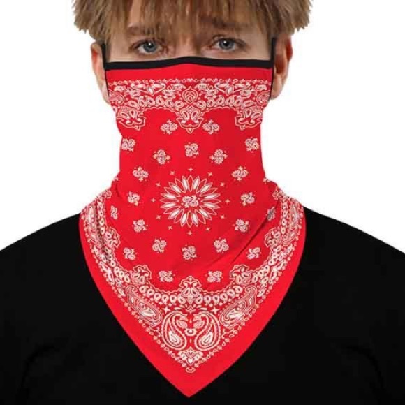 Fashion Mask Face Bandana Ear Loops #unisex - Picture 8 of 10